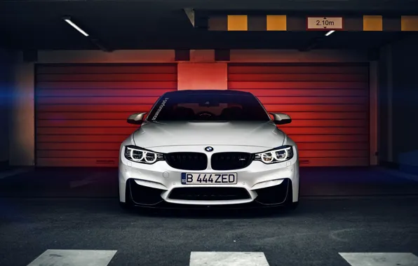 Картинка BMW, white, Coupe, front, F82