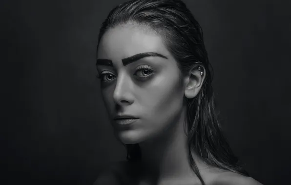 Girl, sexy, face, eye, portrait