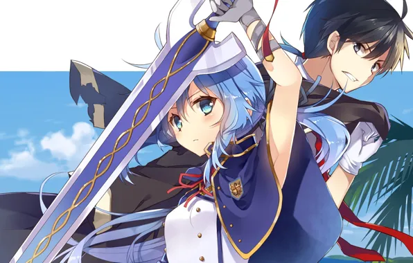 Аниме, арт, персонажи, Rokudenashi Majutsu Koushi to Akashic Records