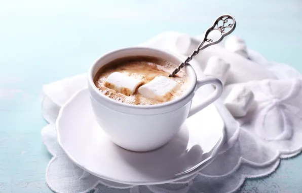 Картинка шоколад, hot, cup, chocolate, какао, cocoa, зефир, marshmallow