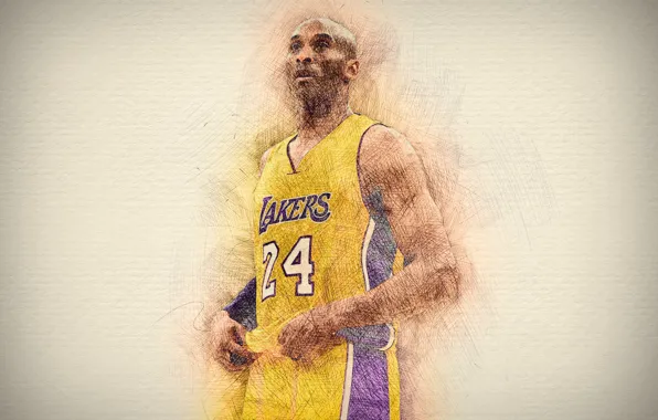 Картинка Legend, NBA, Kobe Bryant, Basketball, Bryant, Kobe, American, Los Angeles Lakers