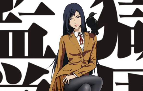Девушка, аниме, арт, Prison School