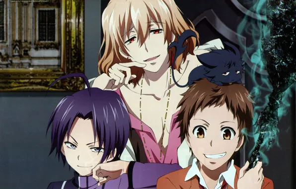 Аниме, арт, парни, Servamp, Слуга вампир