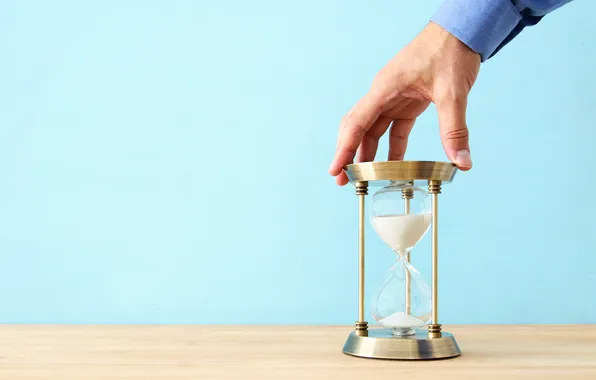 Sand, hand, time, clock