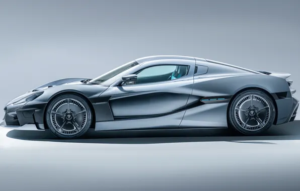 Суперкар, вид сбоку, 2018, Rimac, электрокар, C-Two