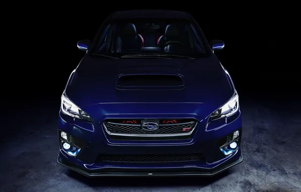 Subaru, blue, wrx, sti, сти, 2014, стиха