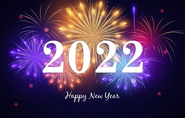 Картинка праздник, новый год, салют, Happy New Year, вспышки, с новым годом, Merry Christmas, 2022