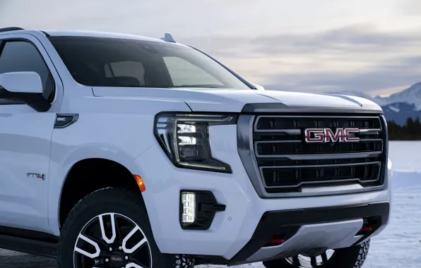 Передняя часть, GMC, SUV, Yukon, AT4, 2020, 2021