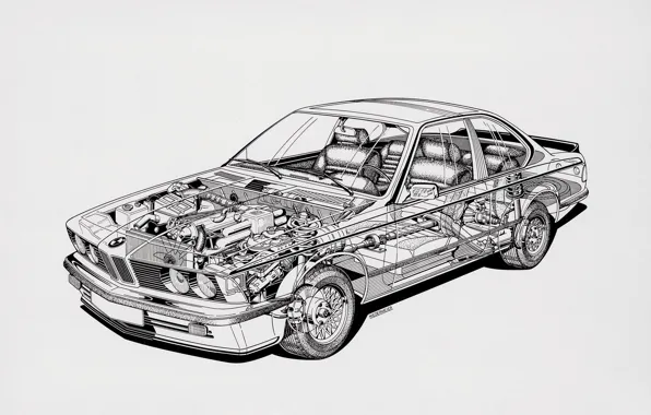 Прозрачность, bmw, схема, устройство