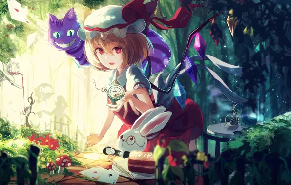 Аниме, девочка, Touhou, Тохо, Тоухоу