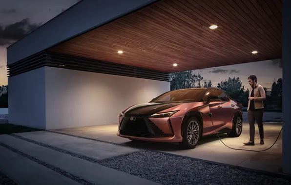 Картинка Lexus, Парень, Электромобиль, Electric SUV, 2023, Lexus RZ 450E, DIRECT4