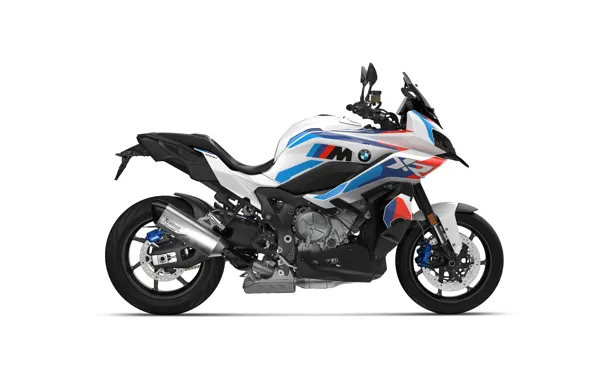 Картинка BMW, БМВ, Мотоцикл, белый фон, 2023, M 1000 XR