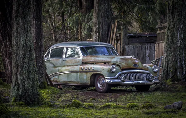 Машина, фон, Buick