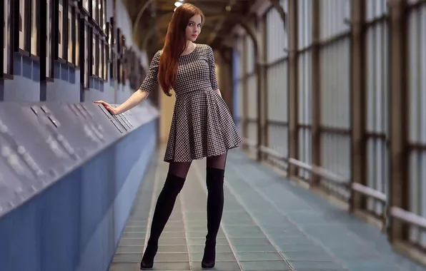 Картинка girl, legs, beautiful, gorgeous, mini dress, Ariadna Mayevskaya