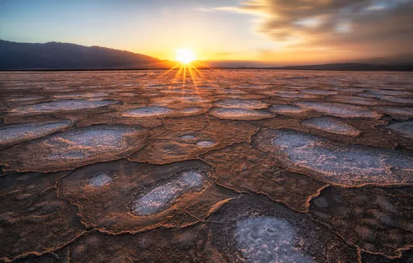 Природа, Death Valley National Park, Salt Flats