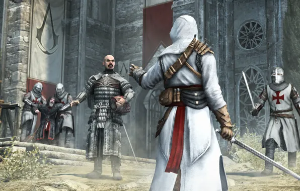 Картинка крепость, альтаир, тамплиеры, Revelations, Assassin`s Creed