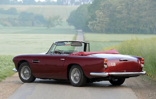 Aston Martin, ретро автомобили, Convertible, 1963, retro cars, Aston Martin DB4