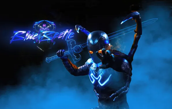 Фильм, супергерой, Blue Beetle, Синий Жук, вселенная DC