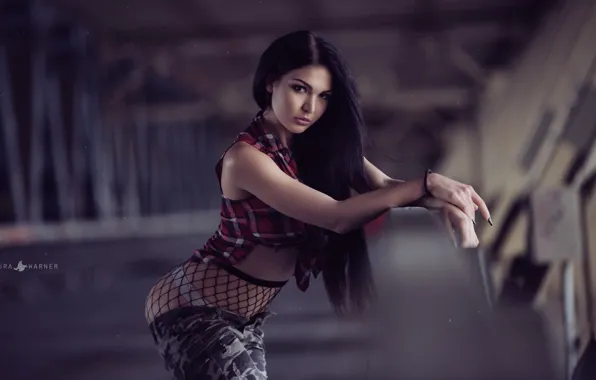 Девушка, брюнетка, Oksana Bast, Оксана Баст, Yura Warner