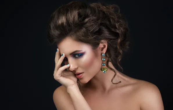 Поза, женщина, портрет, макияж, Sergejs Rahunoks, @ Yeko Photo Studio