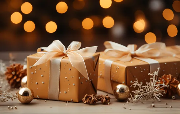 Украшения, шары, Новый Год, Рождество, подарки, new year, happy, Christmas