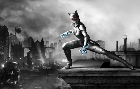 Броня, Женщина-Кошка, Catwoman, Selina Kyle, Селина Кайл, Wii U, Batman: Arkham City Armored Edition