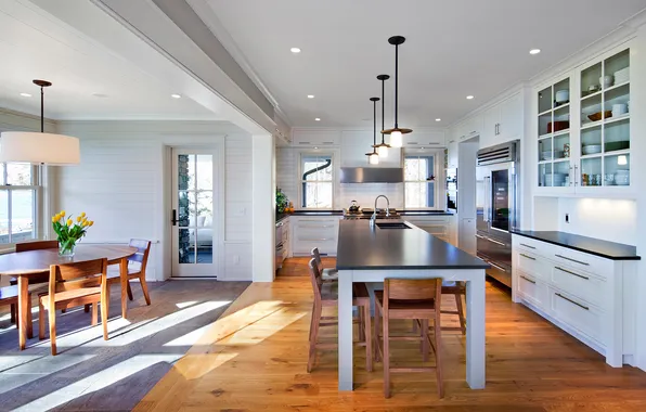 Дизайн, стиль, интерьер, кухня, столовая, Minnesota, обеденная зона, Residence