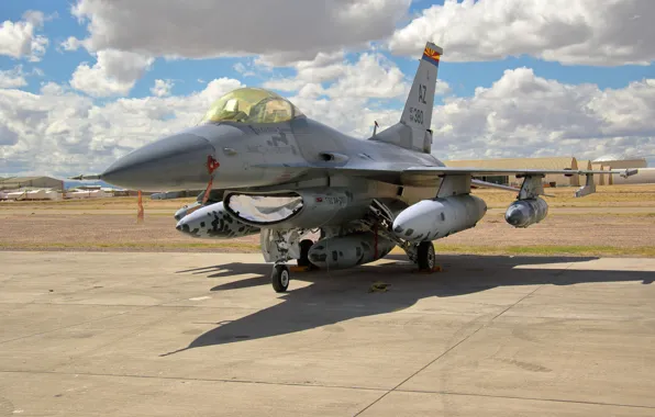 Истребитель, F-16, лёгкий, многофункциональный
