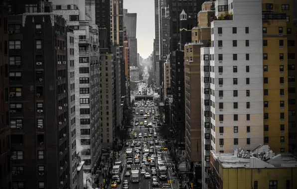 Картинка город, улица, Нью Йорк