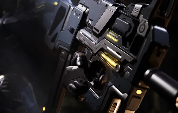 Wallpaper, gun, game, weapon, rifle, Paragon, hd, Belica