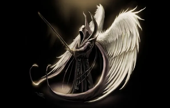 Fantasy, Games, Wall, Wallpaper, Angel, Archangel