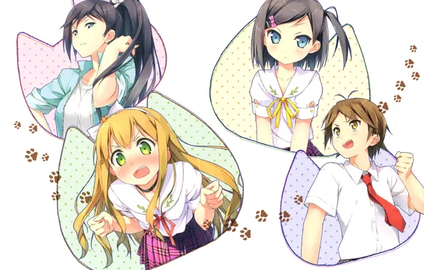 Kawaii, neko, anime, pretty, asian, manga, japanese, oriental