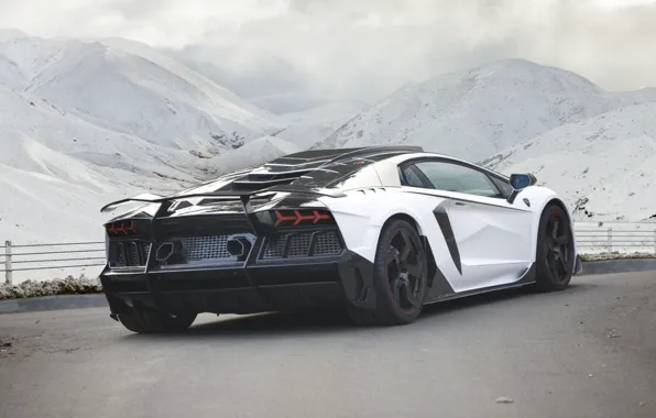 Картинка Lamborghini, Aventador, 2014, Tuned by MANSORY, Carbonado GT