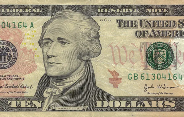 Картинка note, america, states, money, dollar, Dollars, Hamilton, private