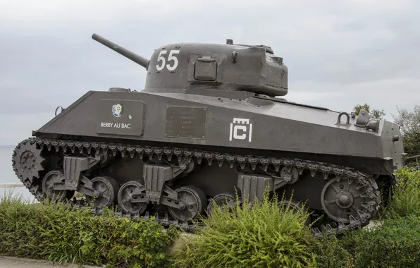 Картинка войны, танк, средний, Sherman, M4A2, периода, мировой, Второй