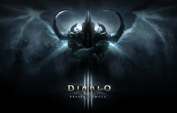 Картинка Blizzard, Diablo III, Background, Blizzard Entertainment, Reaper, Video Game, Reaper of Souls, Diablo III: Reaper …