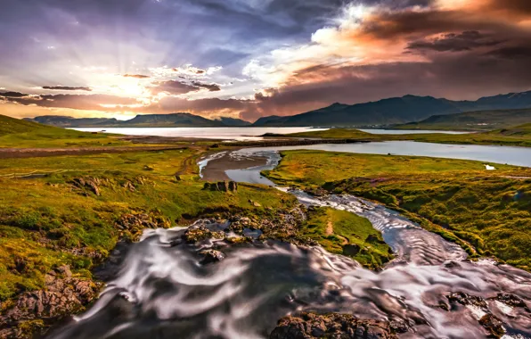 Природа, Iceland, Kirkjufellsá river