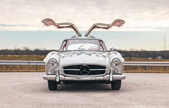 Картинка Mercedes-Benz, 300SL, 1955, Mercedes-Benz 300 SL, Gullwing