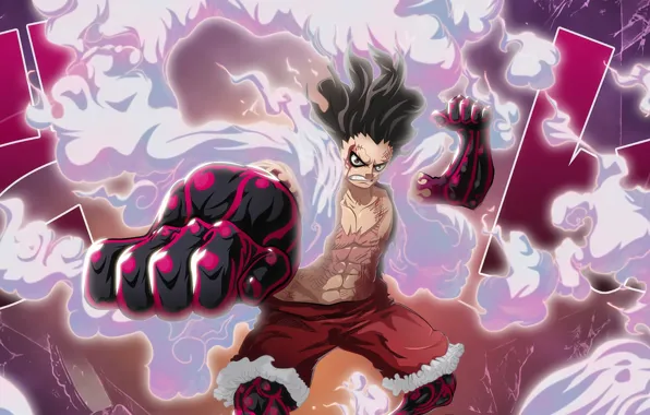 Сила, аниме, парень, One Piece