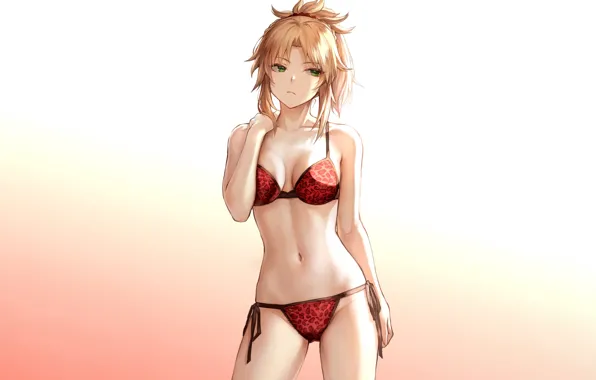 Girl, sexy, lingerie, pantsu, bra, cleavage, panties, green eyes