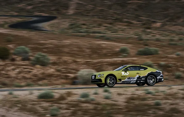 Купе, Bentley, Continental GT, в движении, Pikes Peak, 2019, 626 л.с.