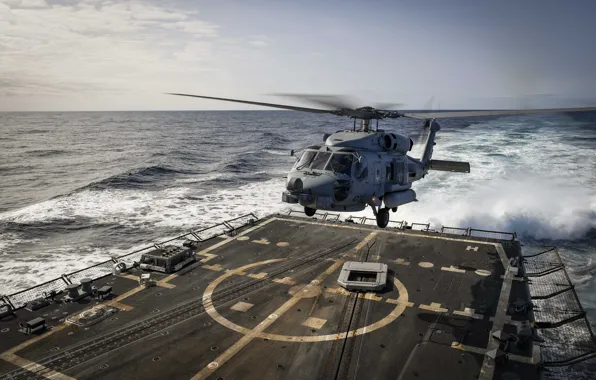 Оружие, армия, MH-60R, Sea Hawk helicopter