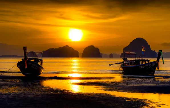 Sea, landscape, thailand