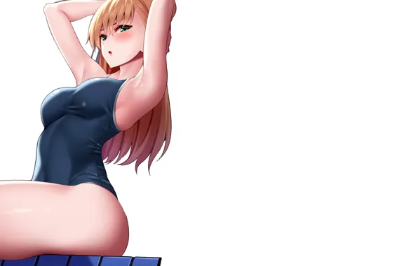 Kawaii, girl, hot, sexy, wet, anime, pretty, swimsuit