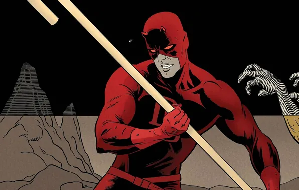 Красный, костюм, Daredevil, Сорвиголова