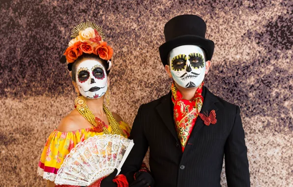 Dead, couple, day of the dead