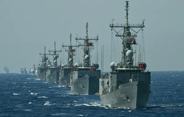 Корабли, учения, ВМС Турции, 2024