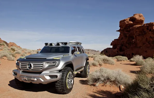 Concept, Пустыня, Концепт, Mercedes Benz, Внедорожник, Force, Матовый, Мерс