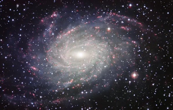 Картинка спиральная галактика, подобная Млечному Пути, NGC 6744