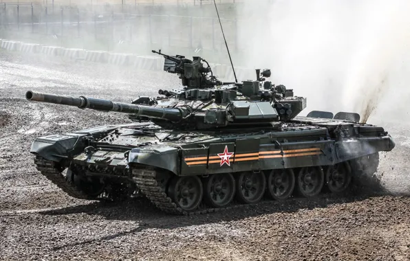 Картинка грязь, танк, полигон, бронетехника, Т-90